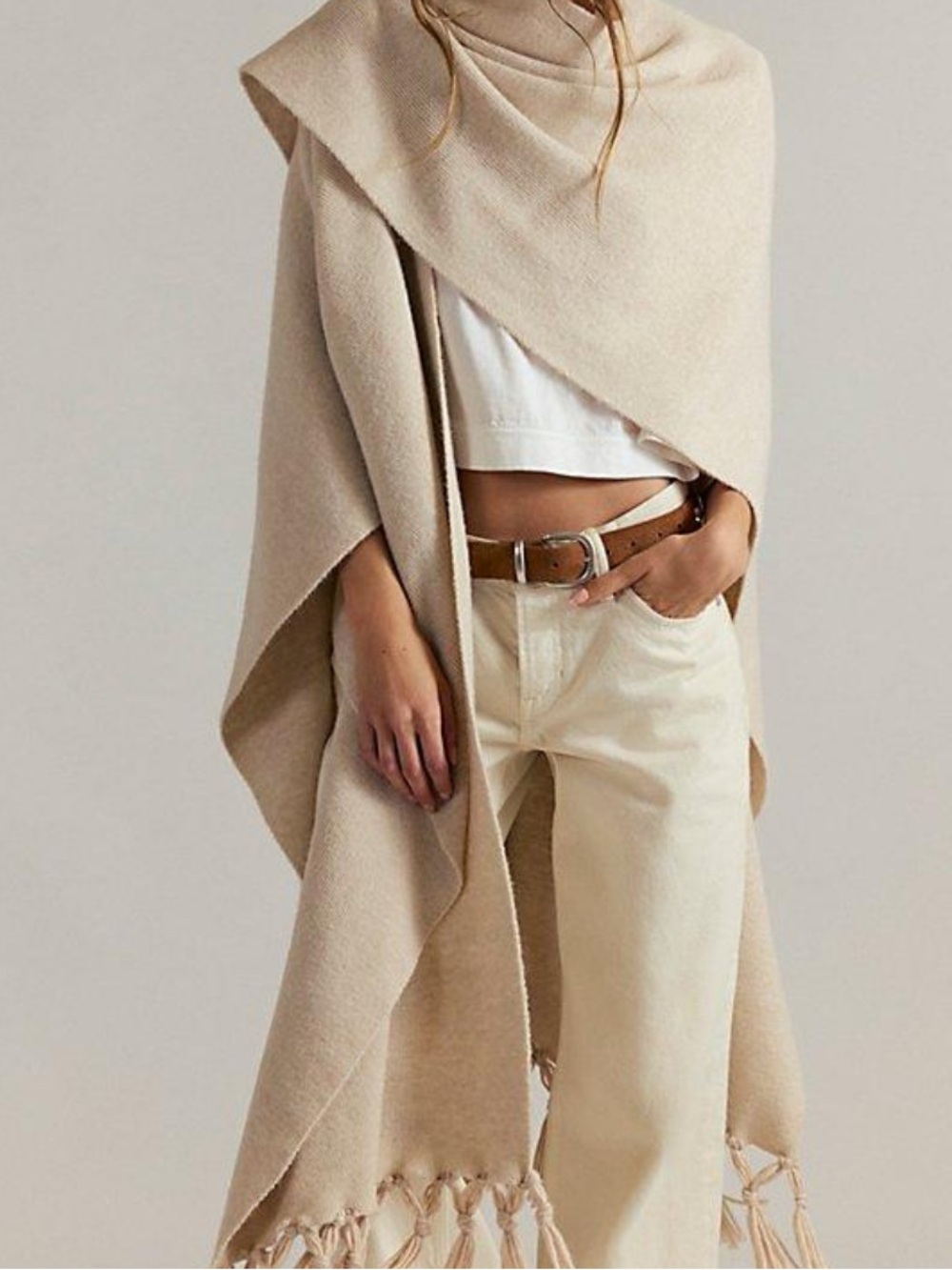 NWT Free People Blanket Duster Wrap O/S